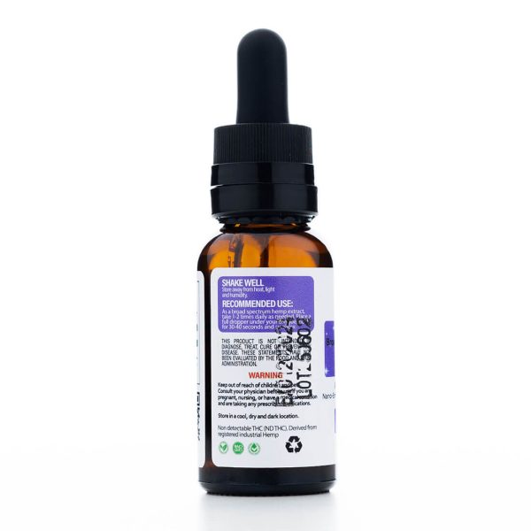 Broad Spectrum Hemp Oil 2500MG (Maximum Strength-0% THC)