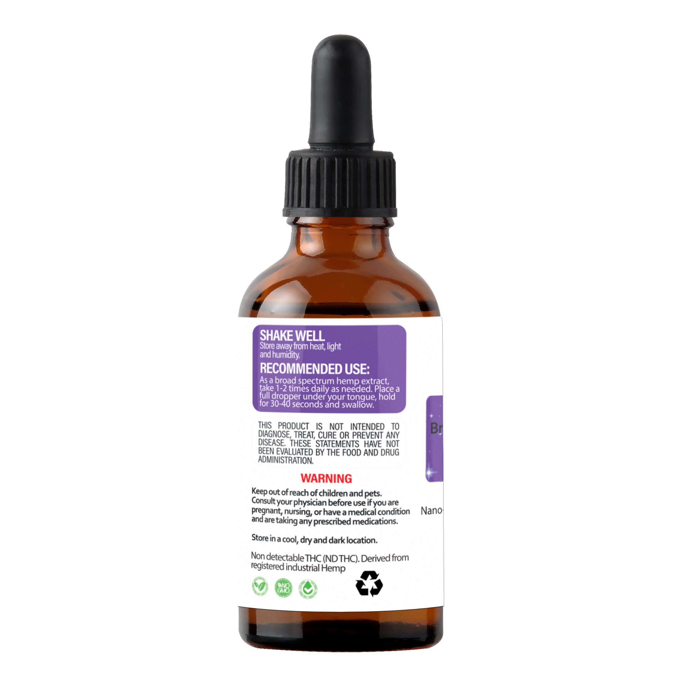 Bpl Broad Spectrum Hemp Extract Cbd Oral Tinctures 2500mg And Terpenes