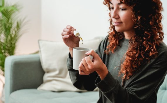 Woman Taking CBD for Anxiety